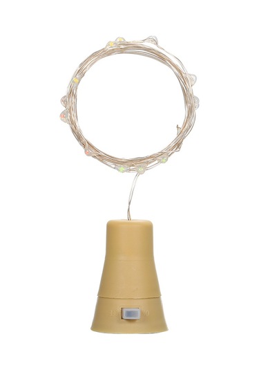 Monyee Güneş Enerjili Şişe Tıpa Işık Zinciri 3v 6w 1m 10led Ip65 Su Geçirmez Renkli Dekoratif Işık Diğer