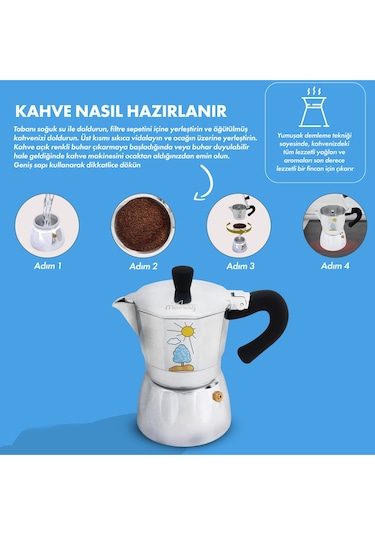 Any Morning Hes-6 Espresso Kahve Makinesi 240 Ml