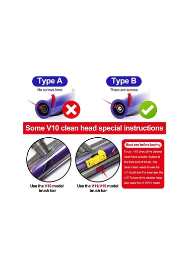 V7 V8 V10 V11 Elektrikli Süpürge Aksesuarları Rulo Fırça Yedek Parçaları İçin 7 Adet Peluş Şerit