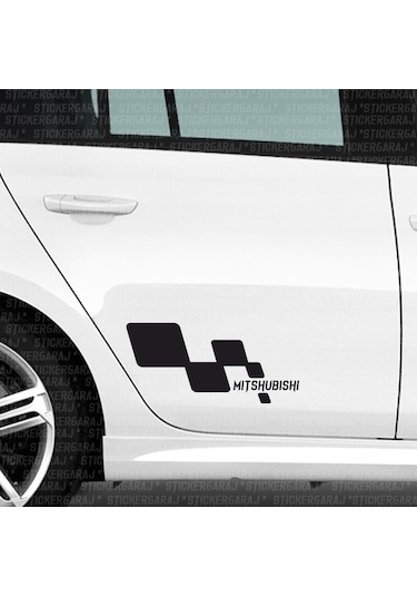Mitsubishi L 300 Yan Kapı Sticker Aksesuarı Tuning Araca Özel N11.8998