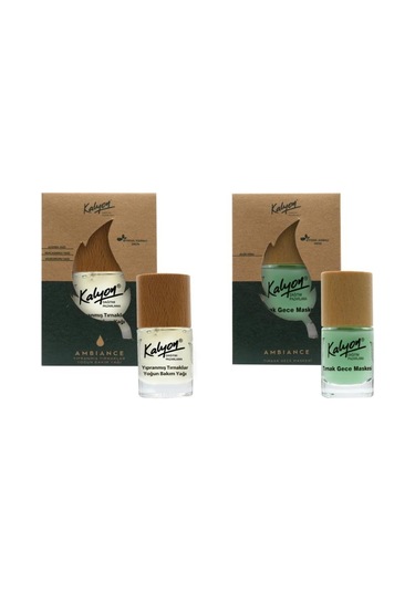 Kalyon Bitkisel Yıpranmış Tırnaklar Yoğun Bakım Yağı 11 Ml+Tırnak Gece Maskesi 11 Ml