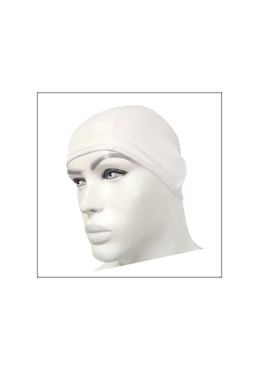Uyguna-yakala Beyaz Aqua Likra Bone-mlz.068