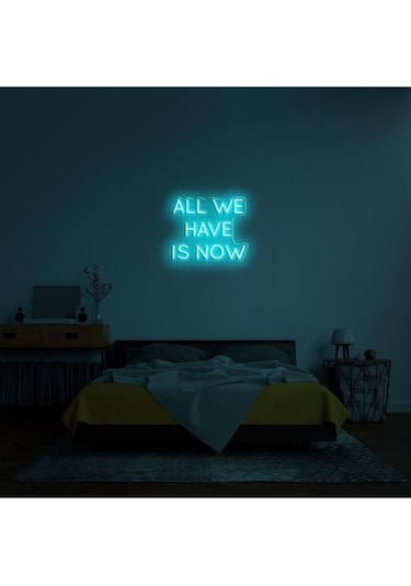 Twins Led All We Have Is Now Yazılı Neon Tabela Buzmavisi Model:model:24053366 Buz Mavisi