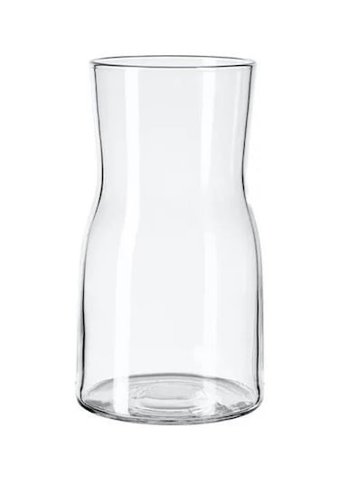 Sumuhome Tıdvatten Cam Vazo Saydam Cam 18 Cm Saydam
