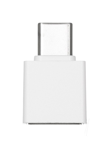 Wezone Type-c'den Usb 2.0'a Çevirici, 480mb/s Hızlı Aktarım, Mini Taşınabilir, Tüm Cihazlarla Uyumlu Beyaz Adaptör