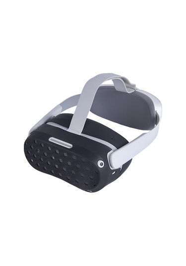Pico 4 Vr Oyun Kulaklığı İçin Çizilmez Silikon Kapak Toz Geçirmez Kabuk Koruyucu Kılıf - Siyah