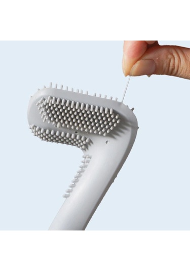 Golf Sopası Tasarımlı Silikon Wc Klozet Temizleme Fırçası Siyah