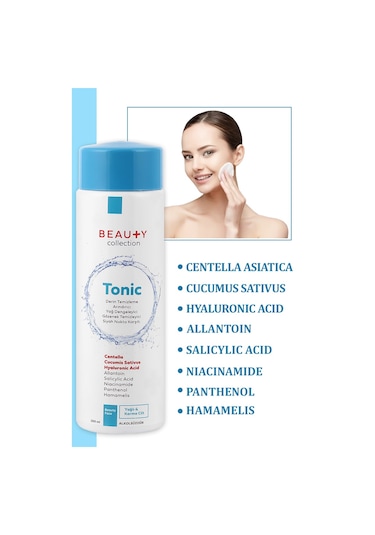 Beauty Collection Temizleyici Tonik Yağlı ve Karma Ciltler 200 ML