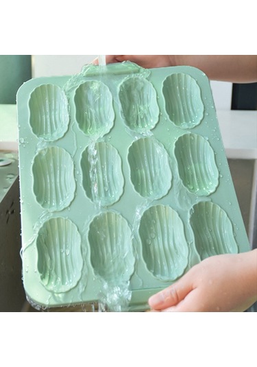 Gatherco Silikon Kalıp Pişirme Kalıbı Ekmek Pişirme Tepsisi Yapışmaz Kek Kalıbı Tepsileri Ekmek Pişirme Aleti, 20 Izgaralı Jöle Kalıbı