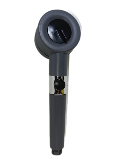 Wuvera Yeni Nesil Masajlı Duş Başlığı - 3 Fonksiyonlu Banyo Duş Başlığı Seti Gri