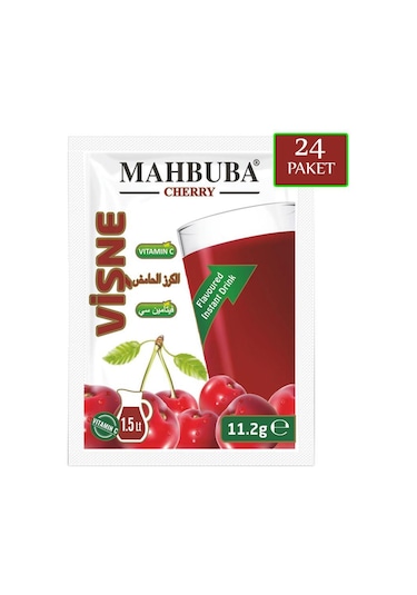 Mahbuba Vişne Aromalı Soğuk Toz İçecek 24x11.2gr 11.2 G