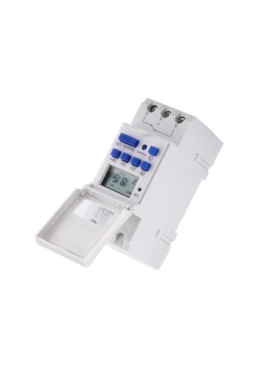 Mufunye Endüstriyel Dijital Zamanlayıcı Ahc15a - 1 Haftalık Programlama, 16 On/off Ayarı, Dın Ray Montajı, 220v, Lcd Ekran