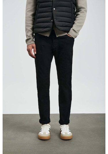 Lufian Anton Siyah Erkek Jean Pantolon 112200260 Siyah