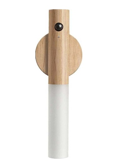 Willowhaven Usb Şarjlı Ahşap Gece Lambası - Hareket Sensörlü, Manyetik Tabanlı, Haki Haki