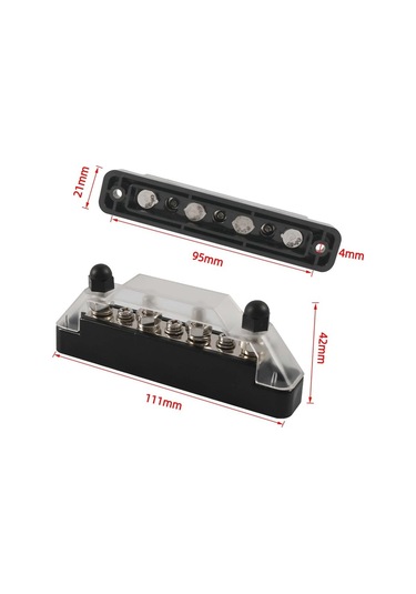 Dinosaurs Dağıtım Bloğu 4x M6 Posts 3x M4 Terminal Vidaları Araba Için Uyuyor