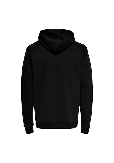 Only Erkek Kapüşonlu Sweatshirt Sİyah