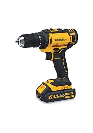 Sgs 5249 20 V 1.5 A Plastik Kutulu Çift Akülü Darbesiz Matkap