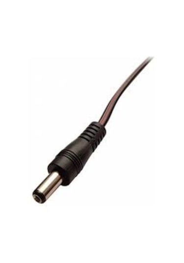 5.5 2.1 mm  20 Cm Bakır Kablolu Erkek Adaptör jakı