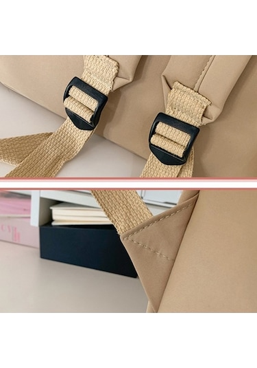 Novahub Sevimli Öğrenciler Küçük Kapasiteli Büyük Kapasiteli Çok Yönlü Siyah Sırt Çantası Siyah