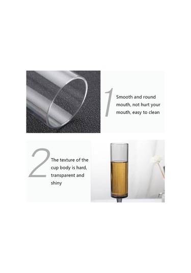 Sones 165ml Ev Tipi Akrilik Şampanya Bardakları