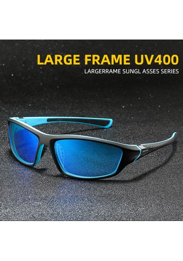 Yaozixa Erkekler İçin Sporcu Polarize Güneş Gözlüğü - Outdoor Bisiklet Sürüşü, Gece Görüşü, Siyah-kırmızı Filmi D120 P21/c4 Gri