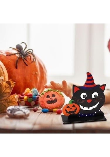 Lijinxu Cadılar Bayramı Masa Süslemeleri Parti Topper S Için