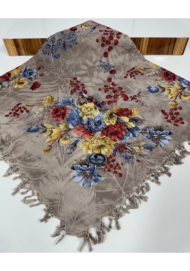 Sökme Boncuklu Pamuk Yazma - 05651 Vizon, Mavi