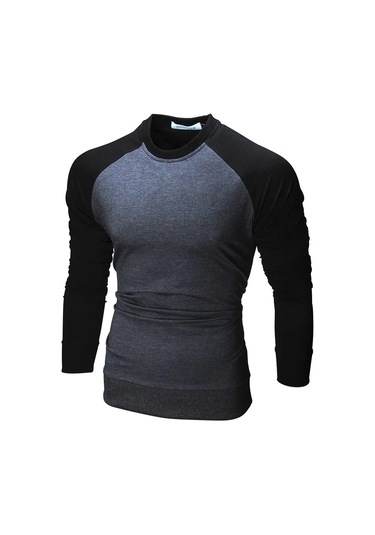 Envy Lab Uzun, Raglan Kollu Sweatshirt 3929889 Koyu Gri