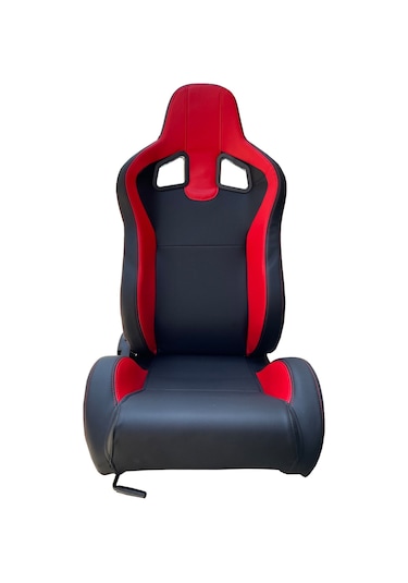 Spor Koltuk Deri Siyah Sarı Oto Yarış Koltuğu 1 Takım 2 Adet