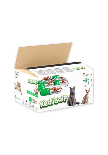 Barftr Kedi Barf 8 KG Yetişkin Kedi Maması 40 x 200 G