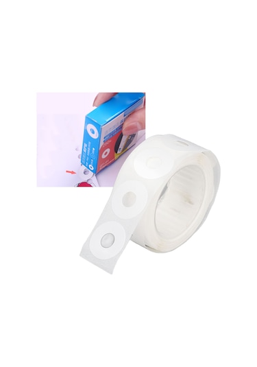 Moveevo Pvc Su Geçirmez Delik Takviyesi Stickerları - 250 Adet/kutu, Dosya-fotoğraf Koruma, Dıy Dekor, Zımba Delik Tamiri, Beyaz 6mm İç/15mm Dış Çap 250 Adet