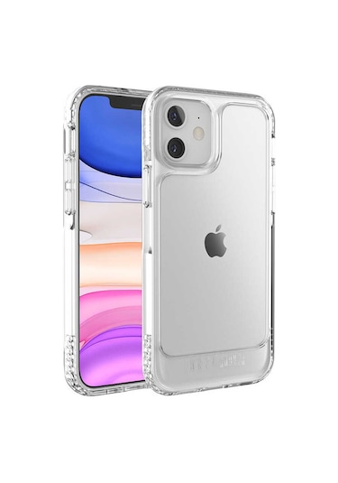 Roar Apple Uyumlu iPhone 12 Şeffaf Darbe Emici UR U Model Kapak ZORE-216339