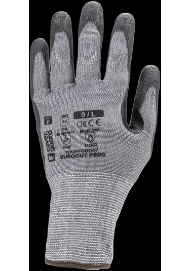 Siyah Pu Kaplı F Kesilmez Eldiven