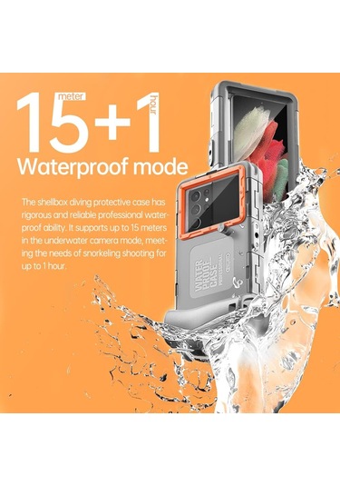 4.7-6.9 '', 50ft/15m İphone 14 13 12 11 Arası Akıllı Telefonlar İçin Evrensel Dalış Telefon Kasası Çok Renkli