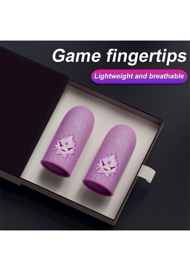 Jms Oyun Aydınlık Parmak Kol Pubg Mobil Oyunlar Için Nefes Alabilen Parmak Uçları Dokunmatik Ekran