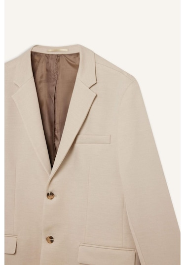 DeFacto Modern Fit Astarlı Düğmeli Blazer Ceket C5990AX25SPBG49