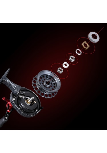 Gajeena Yüksek Saplı Karasal Balıkçılık Makinesi - 4+1 Peryanesi, 3.5:1 Diş Oranı, 4kg Maksimum Sürtünme, Sağ El Kullanıma Uygun