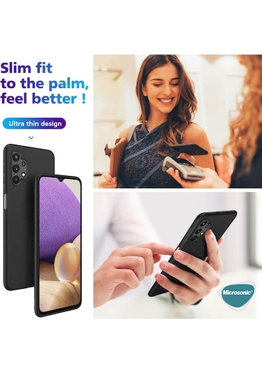 Microsonic Matte Silicone Samsung Uyumlu Galaxy A52 Kılıf