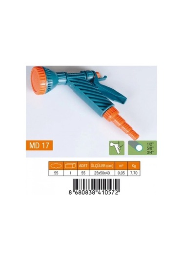 Tetikli Tabanca Süzek 1/2-5/8-3/4 Normal Rekor 5545 0 - 10 CM