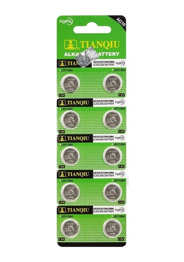 Buton Pil - Saat Lazer Hesap Makinesi Pili 10lu Paket Ag10 - Lr1130h - 389a -1.55v
