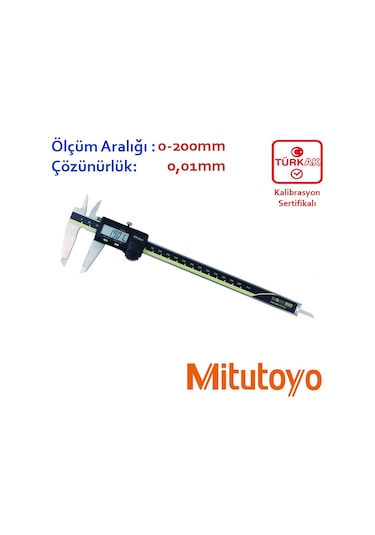 Mitutoyo 500-182-30 Dijital Kumpas 200Mm