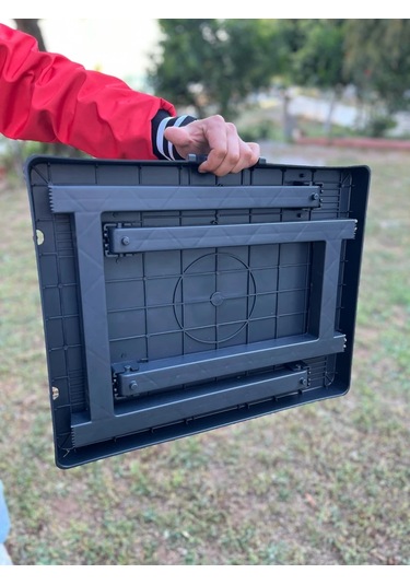 Katlanabilir Piknik Sehpası 50x40x40 Cm Gri,yeşil,krem Çok Renkli