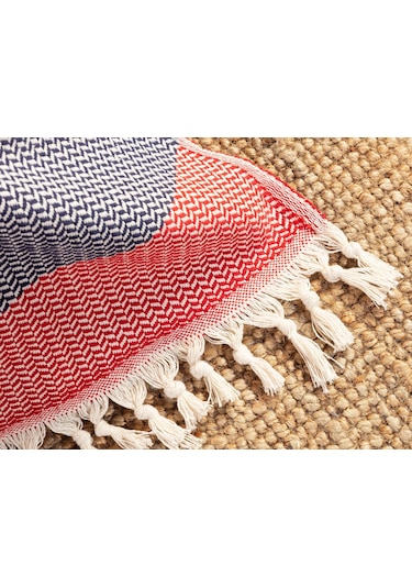 Madame Coco Denney Tek Kişilik Yatak Örtüsü 1kyotk0444tek Kişilik-ekru/kırmızı