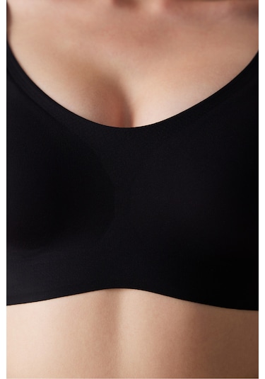 Penti #İzbırakmaz Siyah Invisible Balensiz Dikişsiz Bralet