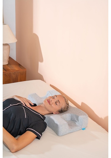 Venüs Kırışık Önleyici Güzellik Yastığı Ortopedik Visco Yastık 62 38 10cm Beyaz