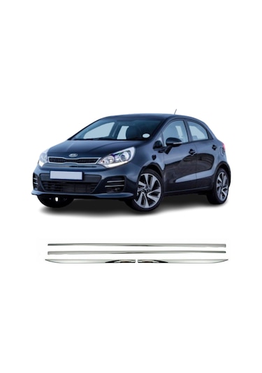 Agtuning Kia Rio 3 HB/SD Krom Kapı Çıtası (4 Parça) 2011-2017 Arası Paslanmaz