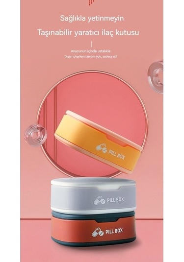 Fastbuy Mini Hap Kutusu - Küçük Taşınabilir Kılıf Mavi, Luckystar1 Tasarım Mavi