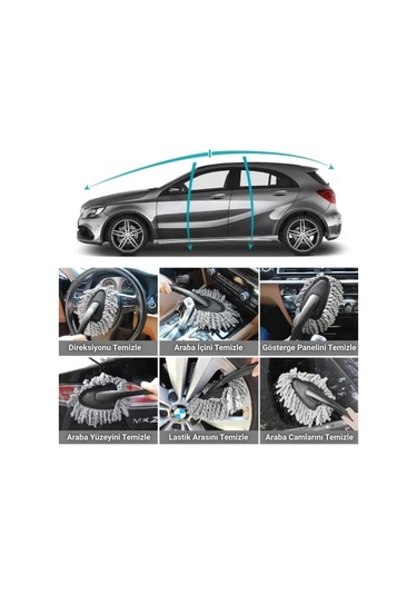 Polham Profesyonel 9 Parçalı Araba, Motorsiklet İçin Detaylı Araç Temizlik Ve Bakım Seti, İç Ve Dış Bakım Seti