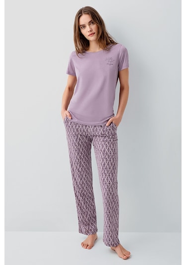 Pierre Cardin Kadın Mor Pijama Takım Mor
