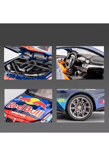 Scowetto Bmw M4 Diecast Model Araba Bmw M4 Redbull Yarış Arabası
